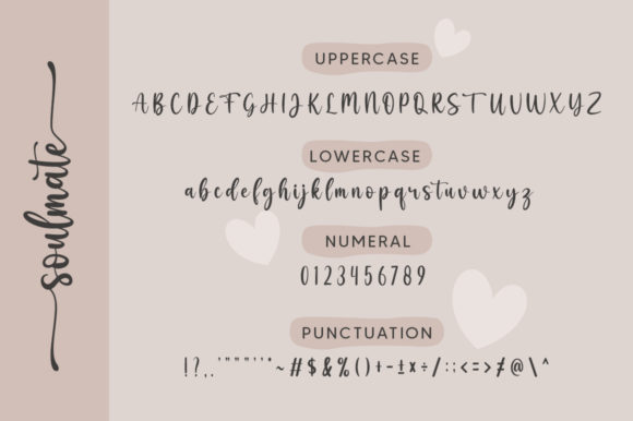 Soulmate Font Poster 8