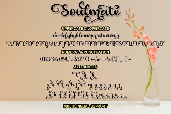 Soulmate Font Poster 6