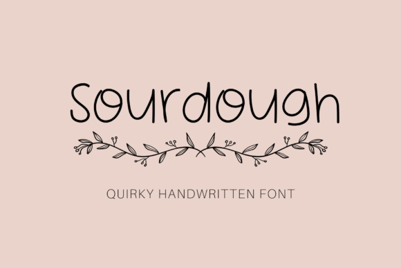 Sourdough Font Poster 1