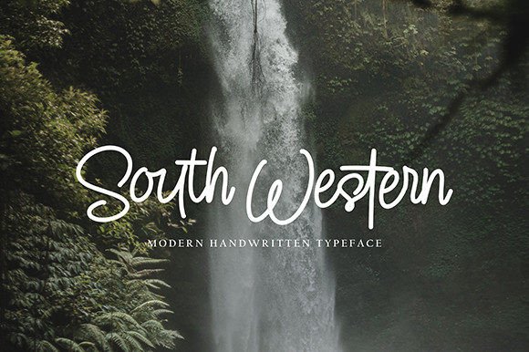 South Western Font Poster 1