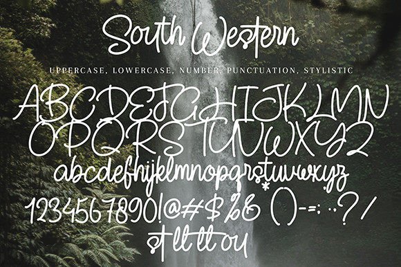 South Western Font Poster 10