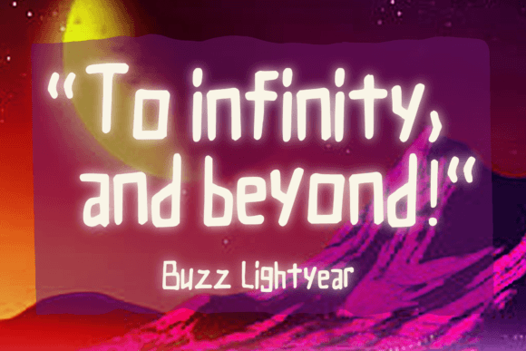 Space Sketchy Font Poster 2