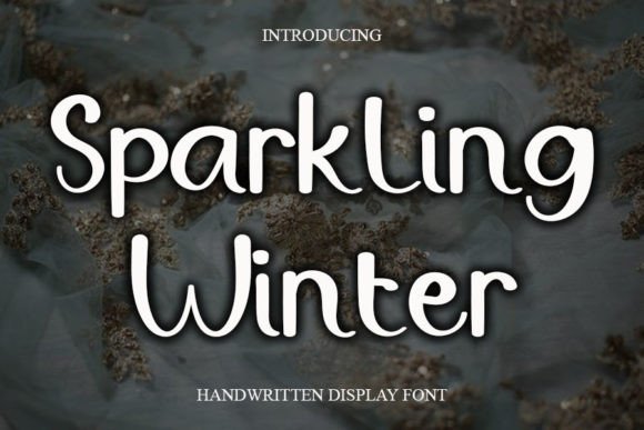 Sparkling Winter Font Poster 1