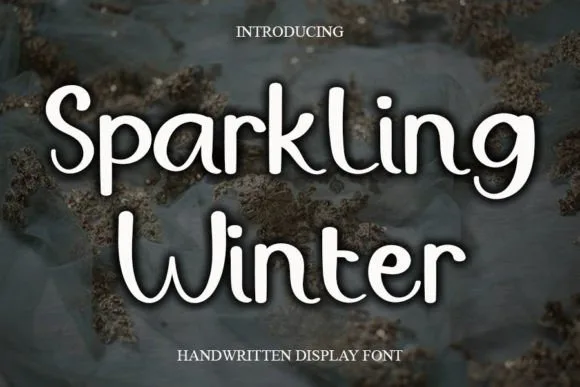 Sparkling Winter Font Sparkling Winter Font Poster 1