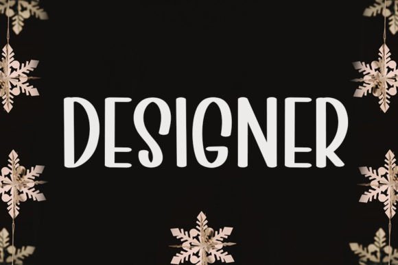 Special December Font Poster 2
