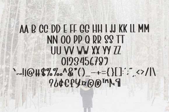 Special December Font Poster 4