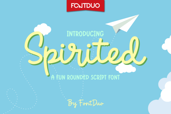 Spirited Font Poster 1