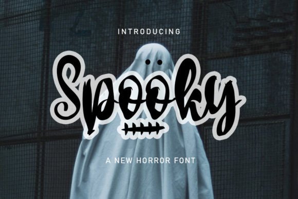 Spooky Font Poster 1