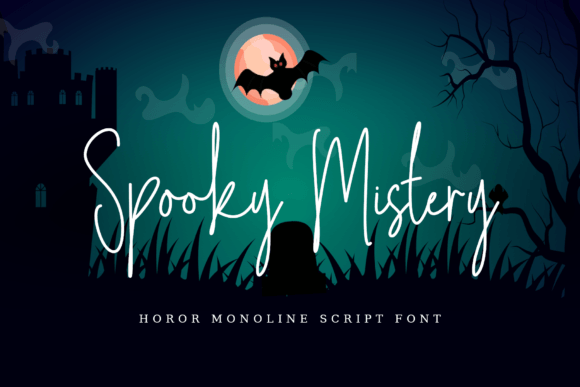Spooky Mistery Font Poster 1