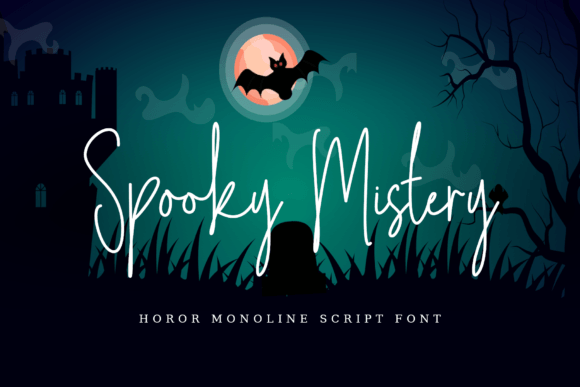 Spooky Mistery Font Spooky Mistery Font Poster 1