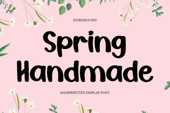 Spring Handmade Font