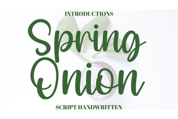 Spring Onion Font