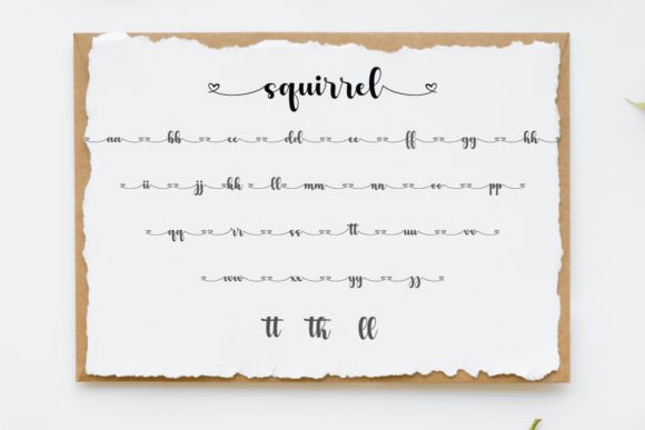 Squirrel Font Poster 6