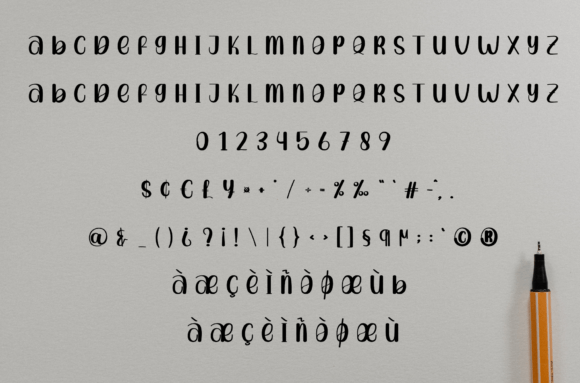 Star Fish Font Poster 7