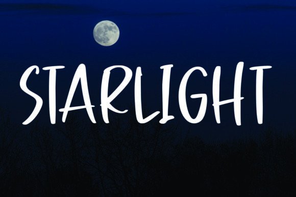 Starlight Font Poster 1