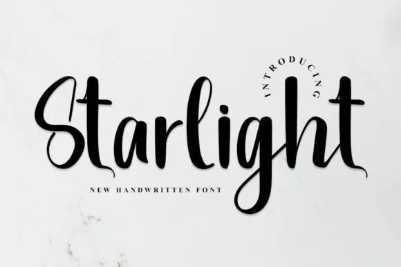 Starlight Font Starlight Font Poster 1