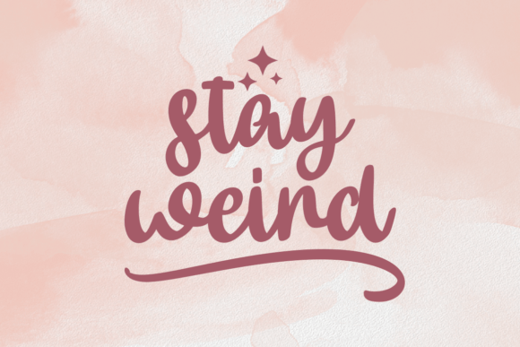 Stay Adorable Font Poster 2