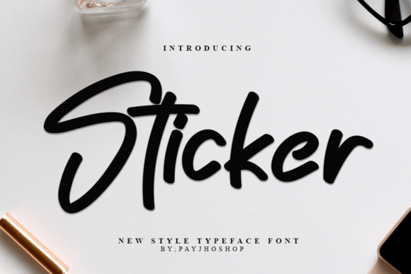 Sticker Font