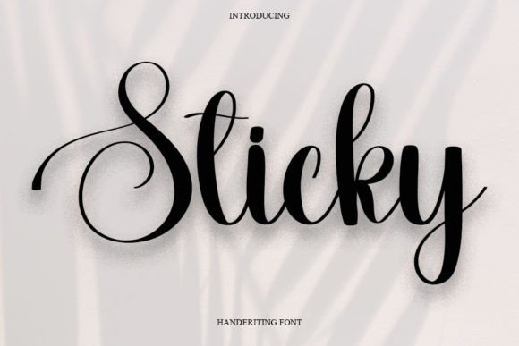 Sticky Font
