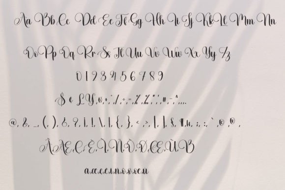 Sticky Font Poster 4