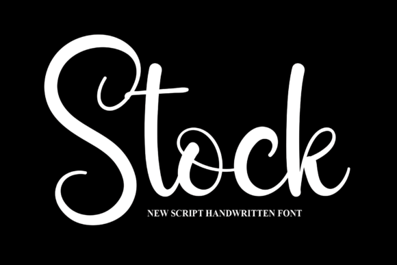 Stock Font Poster 1