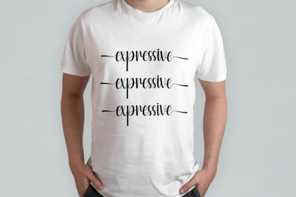 Straight Font Poster 4