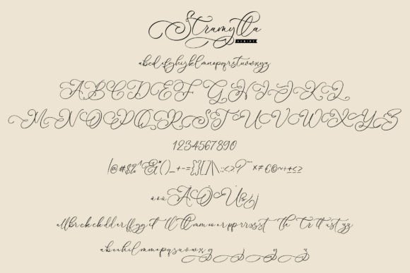 Stramylla Font Poster 5