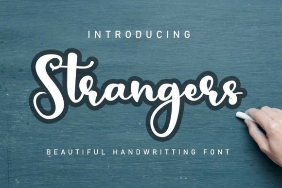 Strangers Font Poster 1