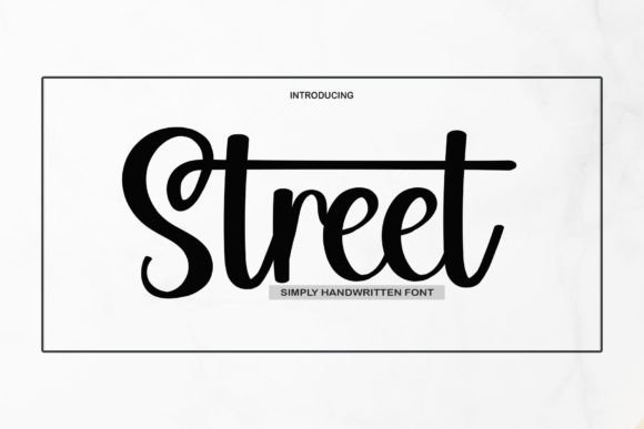 Street Font Poster 1