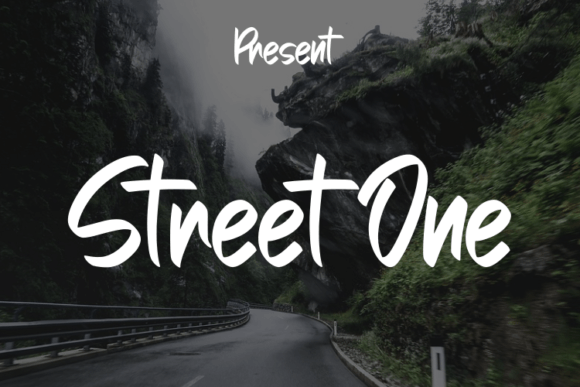 Street One Font Poster 1