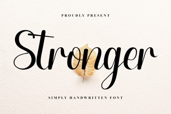 Stronger Font