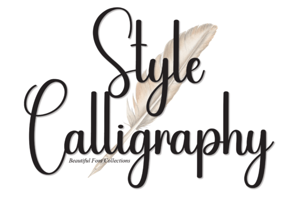 Style Calligraphy Font Poster 1