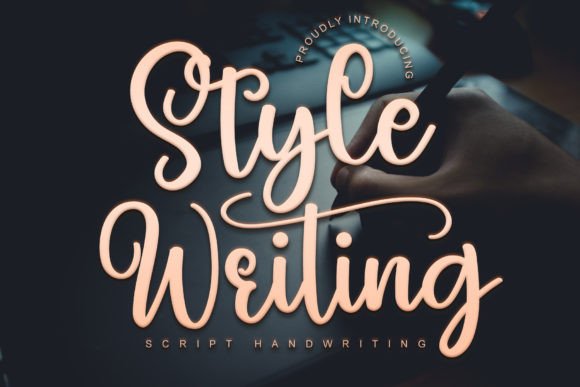 Style Writing Font Poster 1