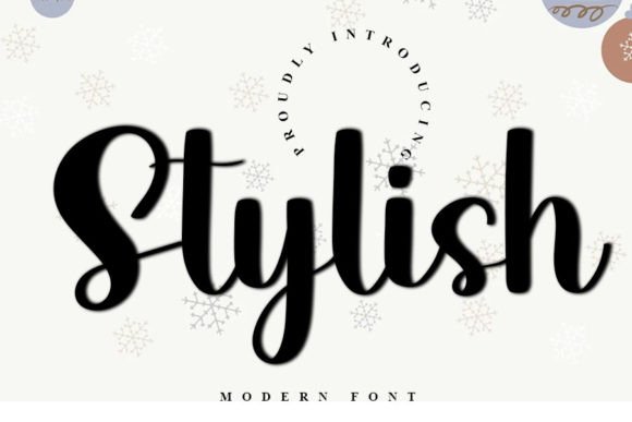 Stylish Font Poster 1