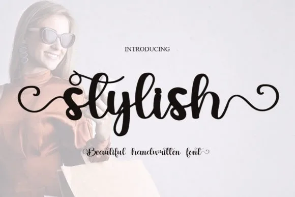Stylish Font Stylish Font Poster 1