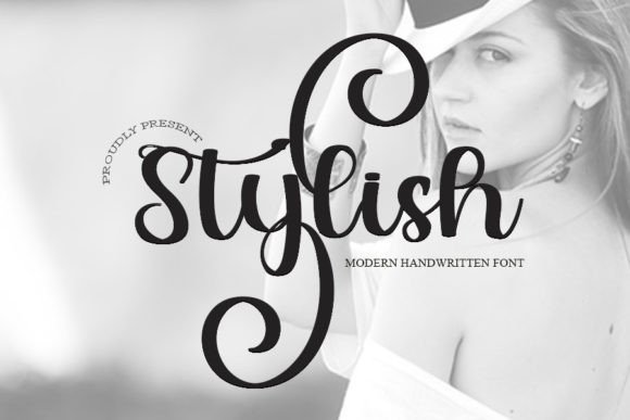 Stylish Font Poster 1