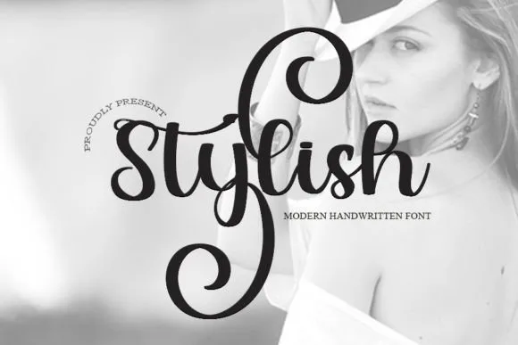 Stylish Font Stylish Font Poster 1