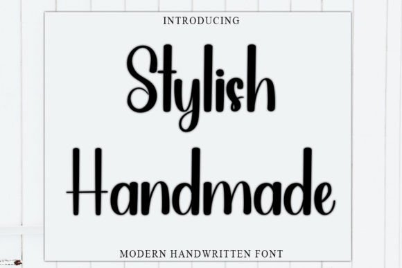 Stylish Handmade Font Poster 1