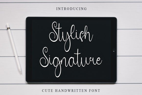 Stylish Signature Font