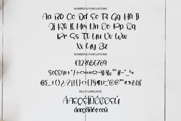Sublimation Font Poster 6