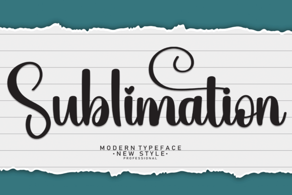 Sublimation Font