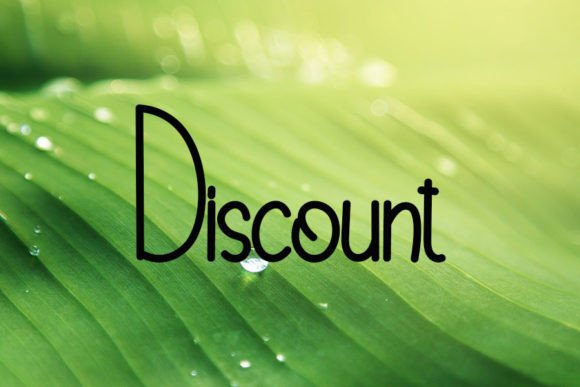 Subtropical Font Poster 2