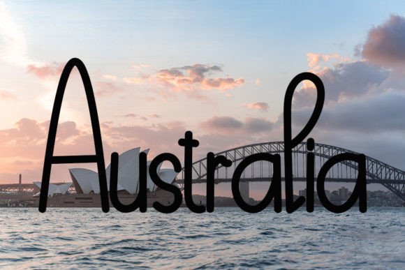 Subtropical Font Poster 6