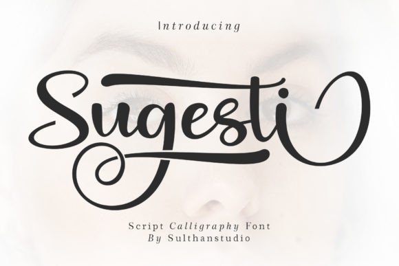 Sugesti Font Poster 1