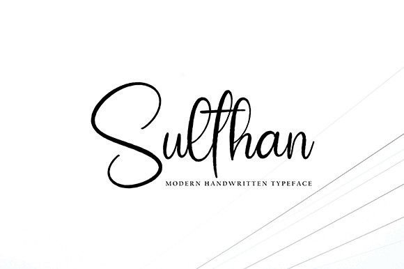 Sulthan Font Poster 1