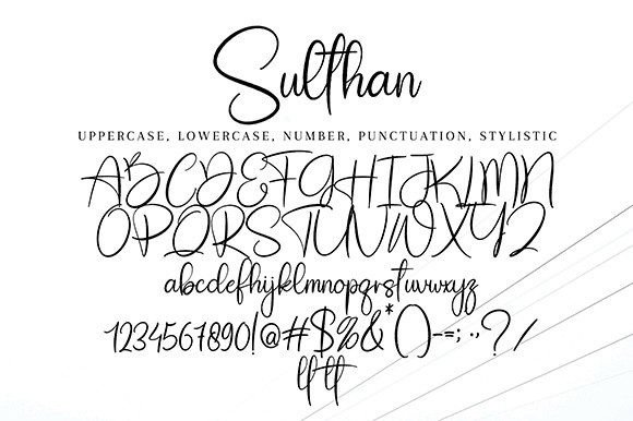Sulthan Font Poster 9