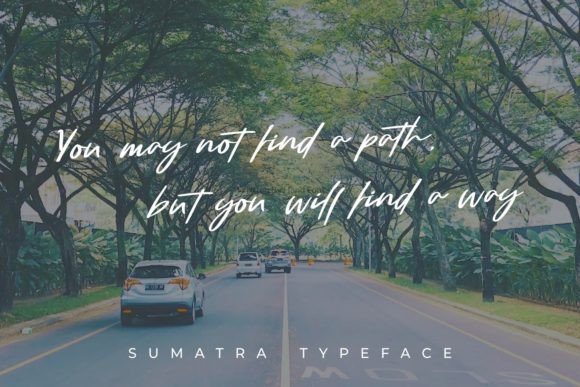 Sumatra Font Poster 4