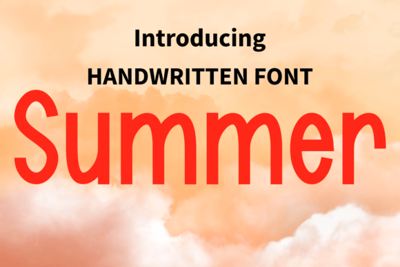 Summer Font Poster 1