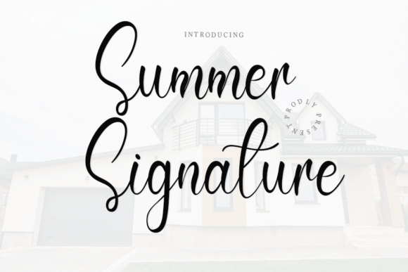 Summer Signature Font