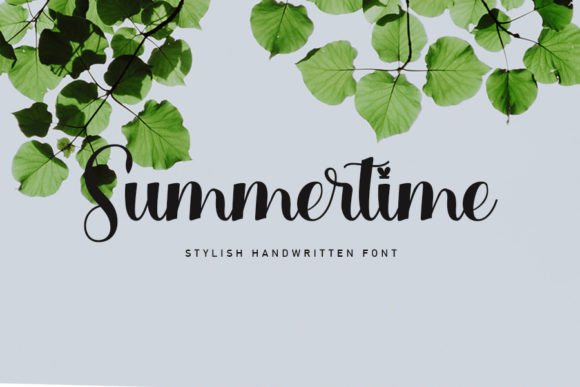 Summertime Font Poster 1